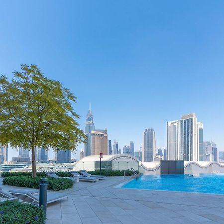 Lux Apt-Burj View Opp. Dxb Mall Dubái Exterior foto